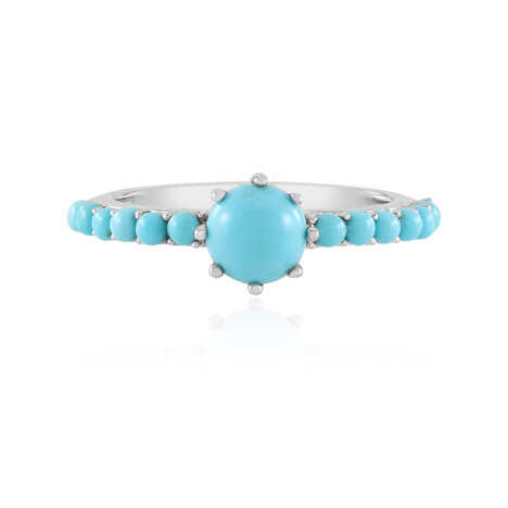 Anillo en plata con Turquesa bella durmiente (Faszination Türkis)