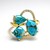 Anello in argento con Mosaico turchese