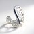 Zilveren ring met blauwe saffieren (Ornaments by de Melo)