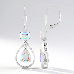 Orecchini in argento con Quarzo Moonlight