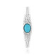 Pendentif en argent et Turquoise (MONOSONO COLLECTION)