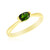 Anello in argento con Diopside Russo