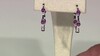Pendientes en plata con Rodolita
