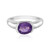 Sibirischer Amethyst-Silberring
