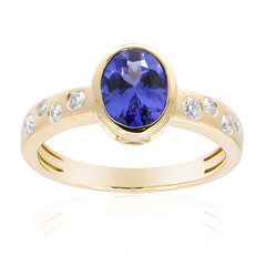 AAA-Tansanit-Goldring (CIRARI)
