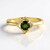 Anello in argento con Diopside Russo
