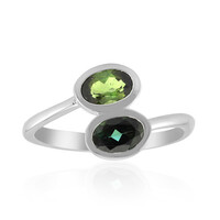 Anello in argento con Indicolite (Pallanova)