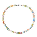 Beryll-Silberhalskette