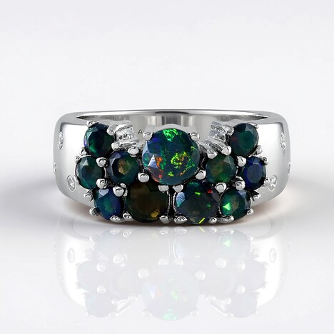 Anello in argento con Opale Mezezo (de Melo Essence)