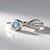 Anello in argento con Acquamarina Brasiliana