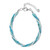 Bracciale in argento con Apatite Blu