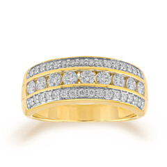 Bague en or et Diamant VVS1 (G)