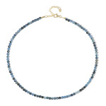 Collana in argento con Acquamarina Brasiliana (Adela Silber)