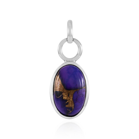 Mohave Purple Copper Turquoise Silver Pendant (Faszination Türkis)
