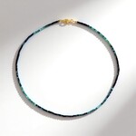 Collana in argento con Indicolite