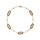 14K Tiger´s Eye Gold Bracelet (CIRARI)