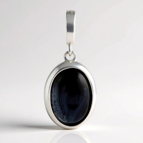 Ciondolo in argento con Pietersite