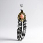 Ciondolo in argento con Rodocrosite (Jones Lee)