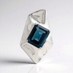 London Blue Topaz Silver Pendant (Pallanova)