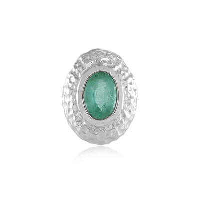 Ciondolo in argento con Smeraldo Colombiano