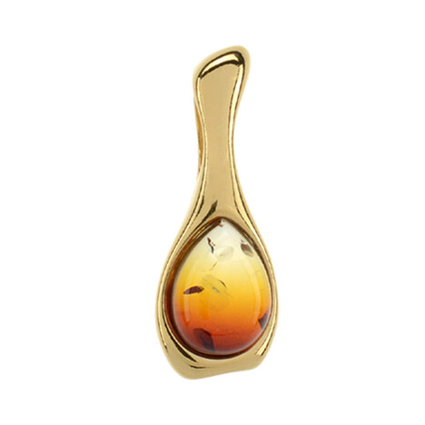 Baltischer Bernstein-Silberanhänger (dagen)