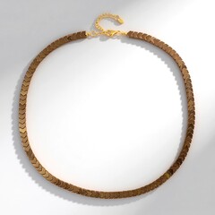 Collana in argento con Ematite Bronzea