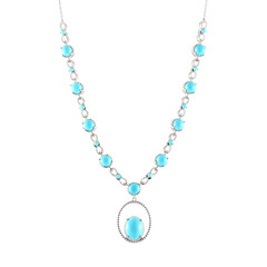 Collana in argento con Turchese Sleeping Beauty