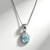 Collana in oro con Acquamarina Brasiliana AAA