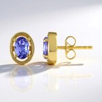 Orecchini in argento con Tanzanite