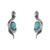 Türkis-Silberohrringe (dagen)