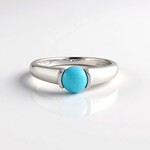 Anello in argento con Turchese Sleeping Beauty (Faszination Türkis)