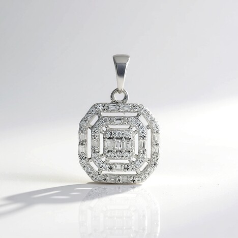 Ciondolo in argento con Zircone