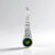 Ciondolo in argento con Diopside Russo