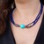Amazonite Silver Necklace (Riya)