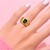 14K Brazilian Green Tourmaline Gold Ring (CIRARI)