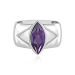 Anello in argento con Ametista Zambiana (de Melo Essence)