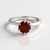 Anello in argento con Granato Essonite