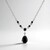 Collana in argento con Spinello Nero