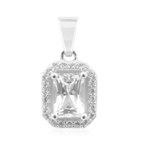 Ciondolo in argento con Danburite