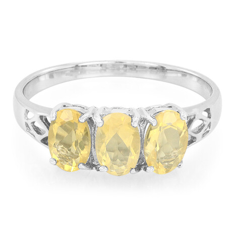 Anillo en plata con Ópalo de fuego