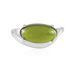 Zilveren ring met een vesuvianiet