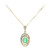 AAA-Sambia-Smaragd-Goldhalskette (CIRARI)