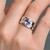 Anello in argento con Tanzanite (non riscaldata) (Remy Rotenier)
