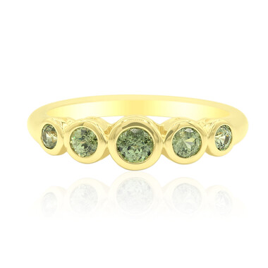 Bague en or et Grenat Démantoïde de Madagascar (John Ferry)