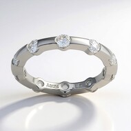 Anello in argento con Zircone