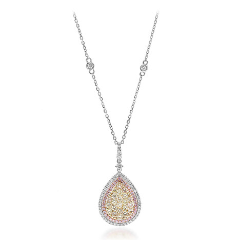 Collana in oro con Diamante Giallo SI2 (CIRARI)