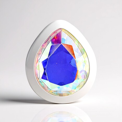 Ciondolo in argento con Quarzo Moonlight (MONOSONO COLLECTION)