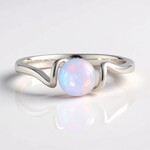 Anello in argento con Opale di Welo (de Melo Essence)