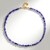 Collana in argento con Tanzanite