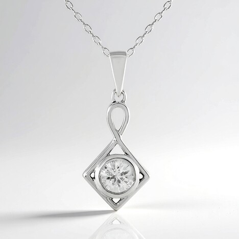 Collana in argento con Zircone